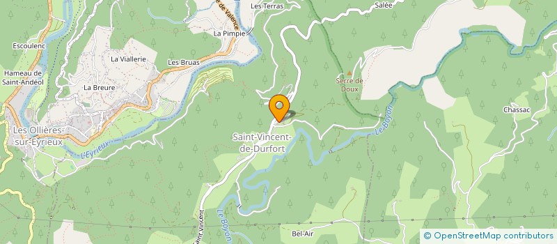 localisation de l'entreprise MONSIEUR CEDRIC LACHEREZ  SAINT-VINCENT-DE-DURFORT