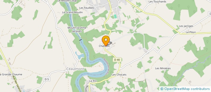 localisation de l'entreprise MONSIEUR CEDRIC LACOUR à BADECON-LE-PIN
