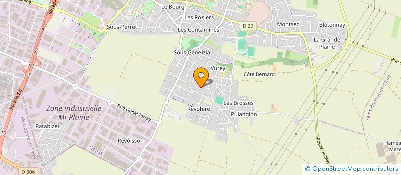 localisation de l'entreprise MONSIEUR CEDRIC LACOUR  GENAS