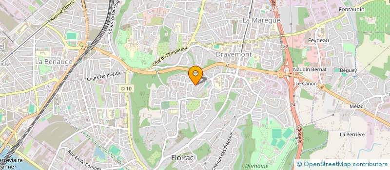 localisation de l'entreprise MONSIEUR CEDRIC LAFARGUE  FLOIRAC