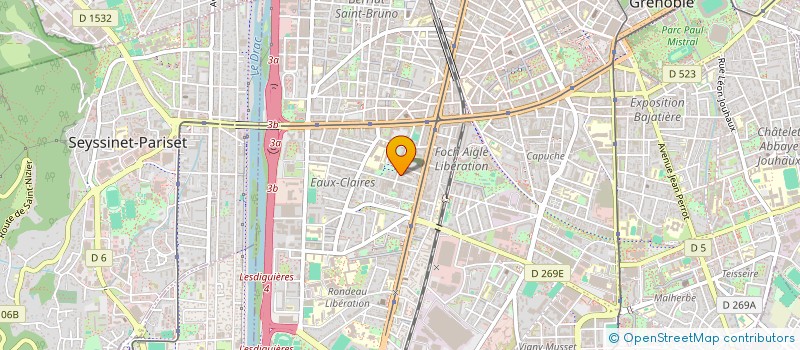 localisation de l'entreprise MONSIEUR CEDRIC LAGARDE à GRENOBLE