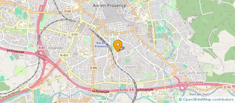 localisation de l'entreprise MONSIEUR CEDRIC LAGARDE à AIX-EN-PROVENCE
