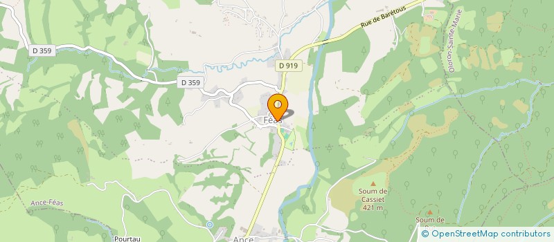 localisation de l'entreprise MONSIEUR CEDRIC LAHITETTE  ANCE FEAS