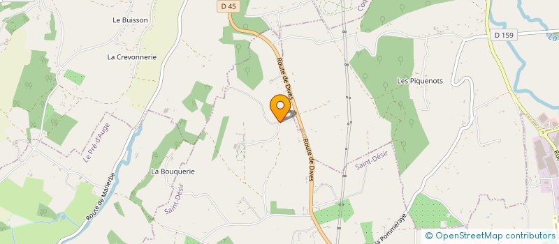 localisation de l'entreprise MONSIEUR CEDRIC LAINE  SAINT-DESIR