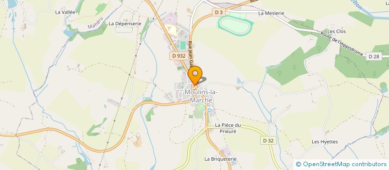 localisation de l'entreprise MONSIEUR CEDRIC LAINE à MOULINS-LA-MARCHE