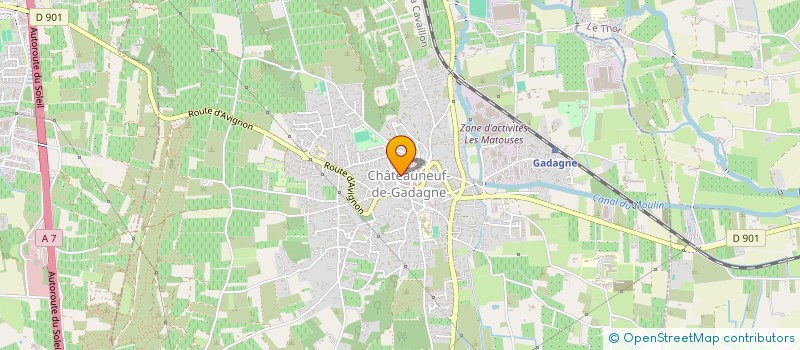 localisation de l'entreprise MONSIEUR CEDRIC LAMBERT  CHATEAUNEUF-DE-GADAGNE