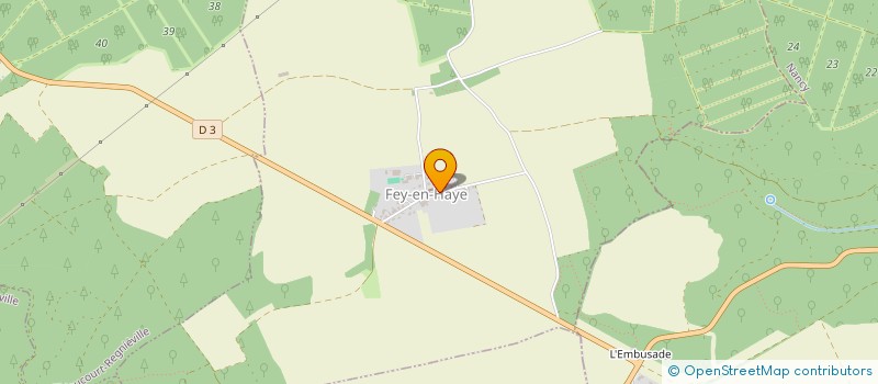localisation de l'entreprise MONSIEUR CEDRIC LAMBERTEAUX  FEY-EN-HAYE