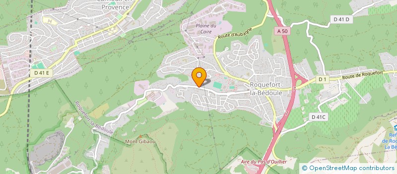 localisation de l'entreprise MONSIEUR CEDRIC LAMBOLEY  ROQUEFORT-LA-BEDOULE