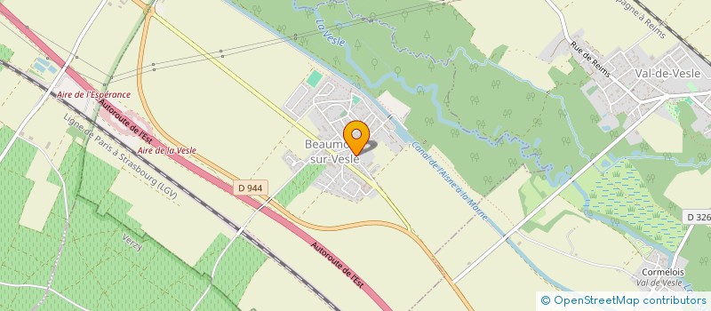 localisation de l'entreprise MONSIEUR CEDRIC LAMENDOUR  BEAUMONT-SUR-VESLE