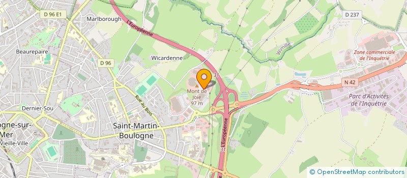 localisation de l'entreprise MONSIEUR CEDRIC LAMIRAND  SAINT-MARTIN-BOULOGNE