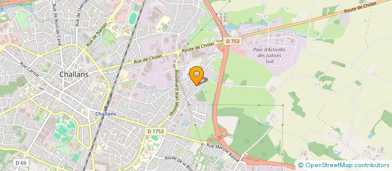 localisation de l'entreprise MONSIEUR CEDRIC LAMOTTE à CHALLANS