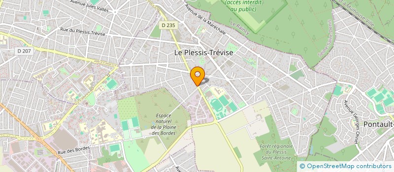 localisation de l'entreprise MONSIEUR CEDRIC LAMOURET à LE PLESSIS-TREVISE