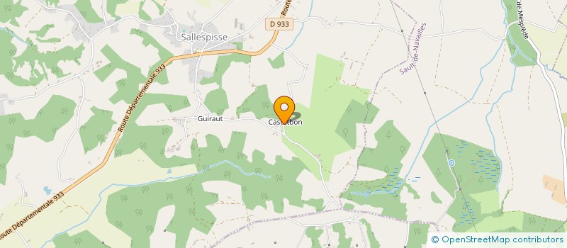 localisation de l'entreprise MONSIEUR CEDRIC LANABRAS  SALLESPISSE