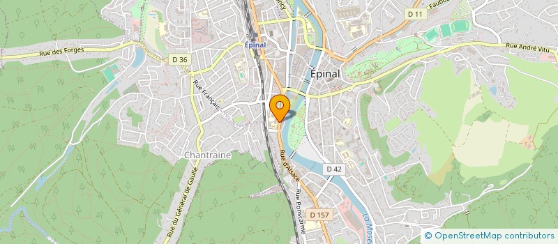 localisation de l'entreprise MONSIEUR CEDRIC LARRE à EPINAL