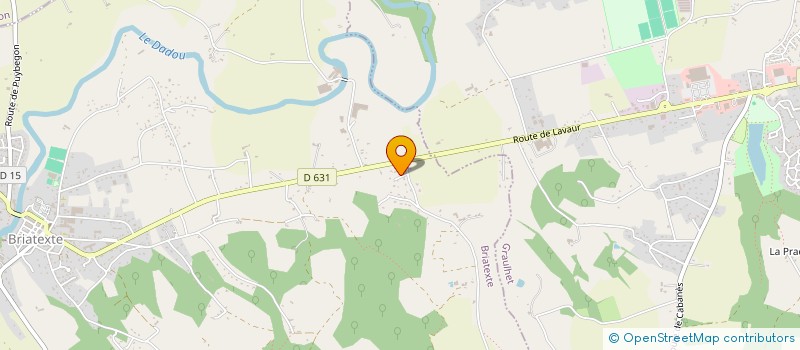 localisation de l'entreprise MONSIEUR CEDRIC LARROQUE  BRIATEXTE