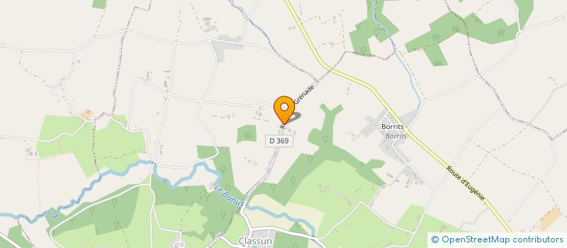 localisation de l'entreprise MONSIEUR CEDRIC LARROUX  CLASSUN