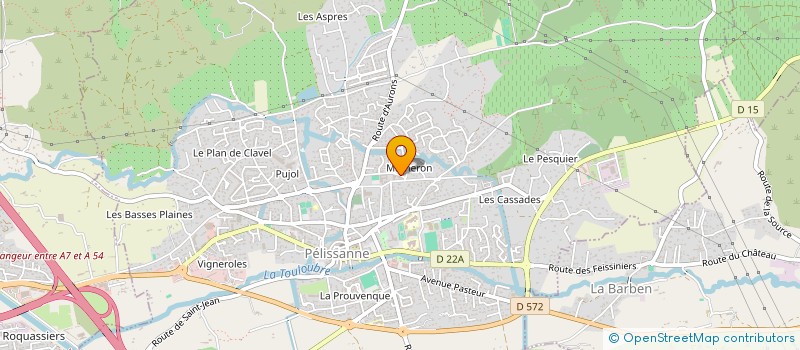 localisation de l'entreprise MONSIEUR CEDRIC LARROZE à PELISSANNE
