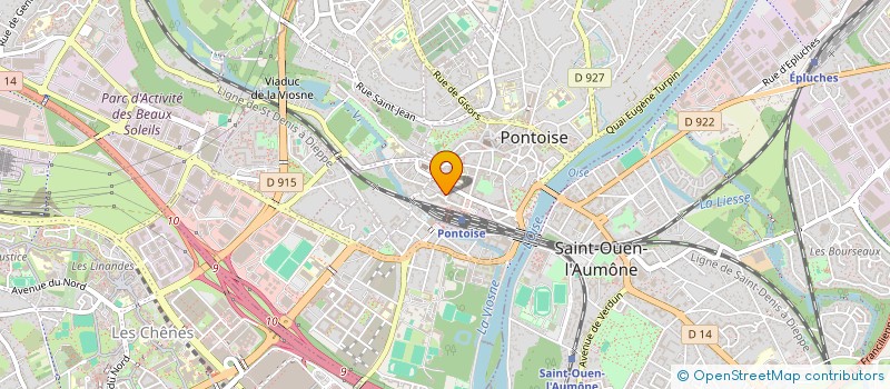 localisation de l'entreprise MONSIEUR CEDRIC LARTIGUE  PONTOISE