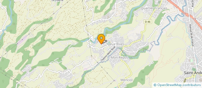 localisation de l'entreprise MONSIEUR CEDRIC LARTIN  SAINTE-SUZANNE