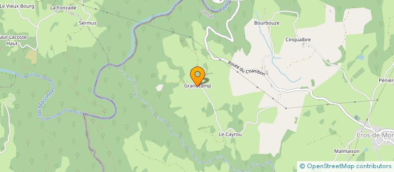 localisation de l'entreprise MONSIEUR CEDRIC LARVOIRE à CROS-DE-MONTVERT
