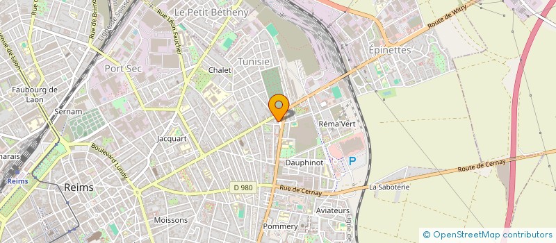 localisation de l'entreprise MONSIEUR CEDRIC LAUNAY à REIMS