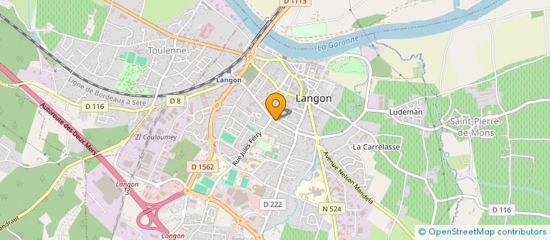 localisation de l'entreprise MONSIEUR CEDRIC LAURENT  LANGON