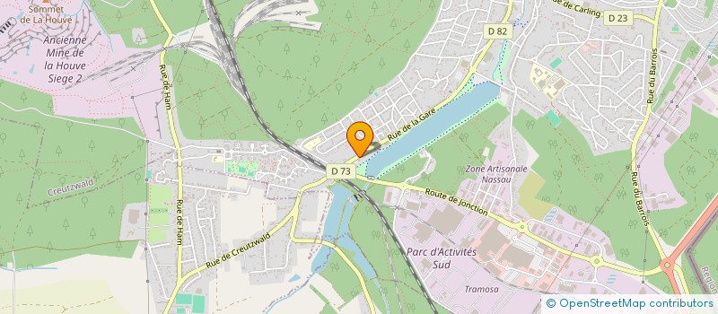 localisation de l'entreprise MONSIEUR CEDRIC LAURENT  CREUTZWALD