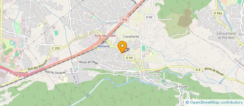 localisation de l'entreprise MONSIEUR CEDRIC LAVAUX  SIMIANE-COLLONGUE