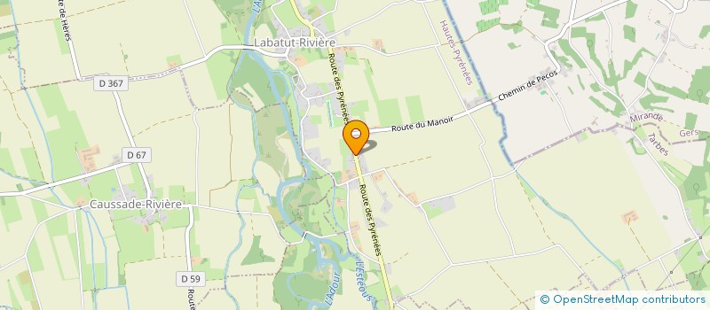 localisation de l'entreprise MONSIEUR CEDRIC LAVIELLE  VIC-EN-BIGORRE