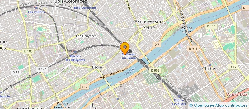 localisation de l'entreprise MONSIEUR CEDRIC LE FLOCH à ASNIERES-SUR-SEINE