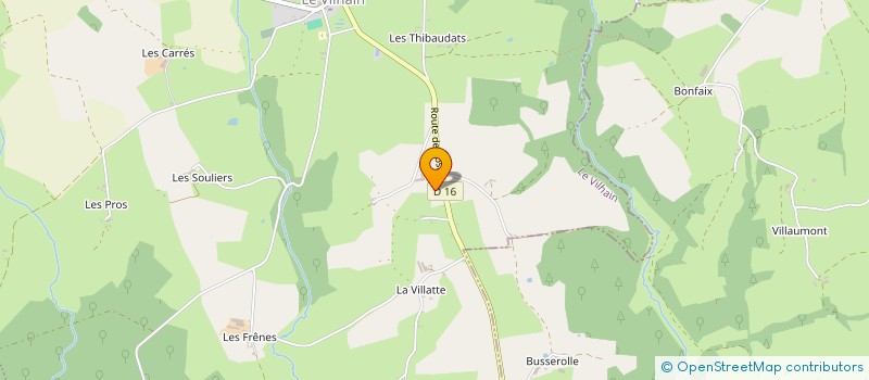 localisation de l'entreprise MONSIEUR CEDRIC LE NAGARD  LE VILHAIN