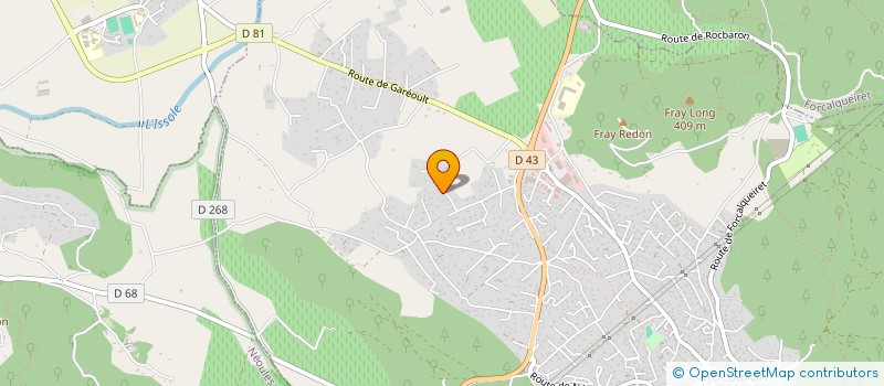 localisation de l'entreprise MONSIEUR CEDRIC LE POTIER  ROCBARON