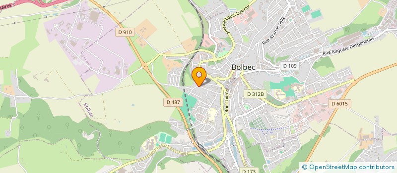 localisation de l'entreprise MONSIEUR CEDRIC LEBLOND  BOLBEC