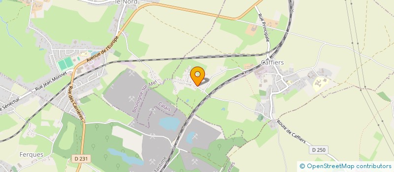 localisation de l'entreprise MONSIEUR CEDRIC LEBRANT  CAFFIERS