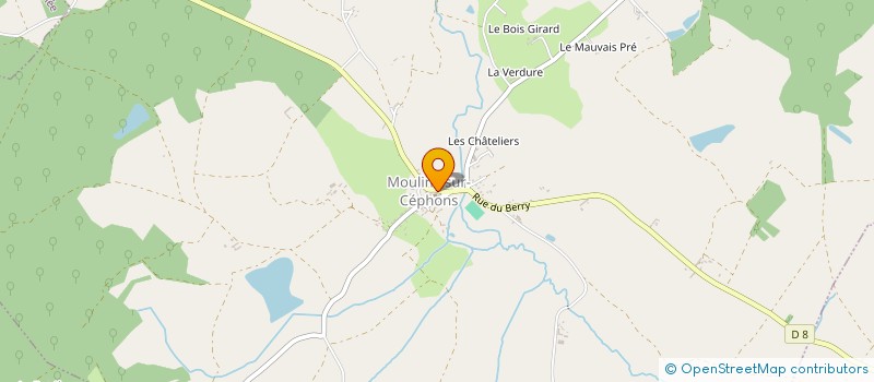 localisation de l'entreprise MONSIEUR CEDRIC LECOMTE à MOULINS-SUR-CEPHONS