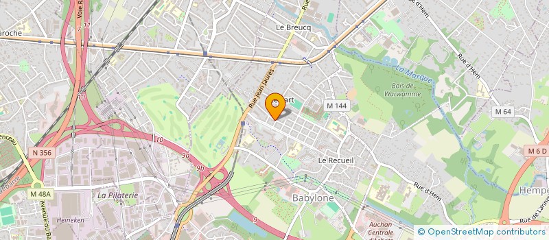 localisation de l'entreprise MONSIEUR CEDRIC LECUYER à VILLENEUVE-D'ASCQ