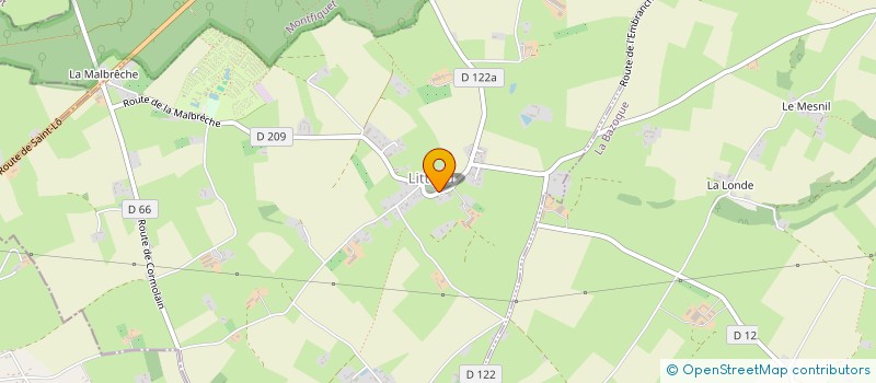 localisation de l'entreprise MONSIEUR CEDRIC LEDOUX  PLANQUERY