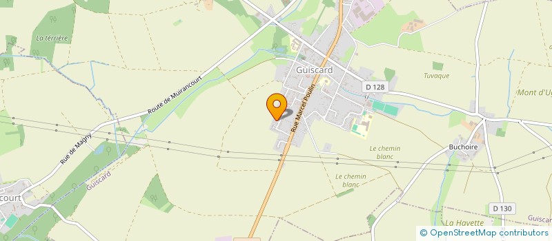 localisation de l'entreprise MONSIEUR CEDRIC LEFEBVRE  GUISCARD