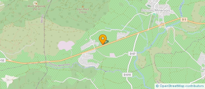 localisation de l'entreprise MONSIEUR CEDRIC LEFEVRE  SAINT NAZAIRE D'AUDE