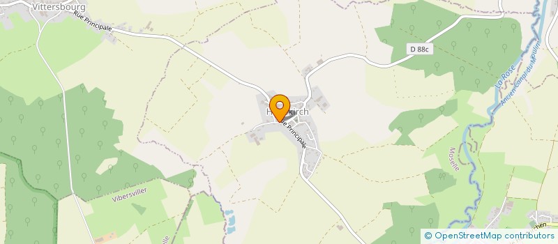 localisation de l'entreprise MONSIEUR CEDRIC LEFEVRE  HONSKIRCH