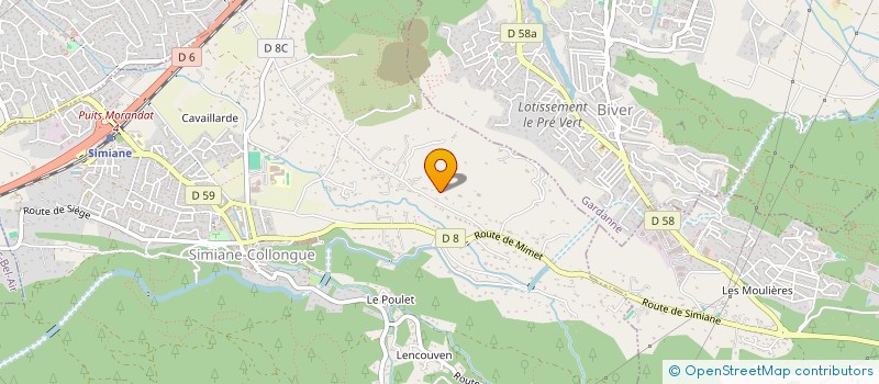 localisation de l'entreprise MONSIEUR CEDRIC LEFRANC  SIMIANE-COLLONGUE