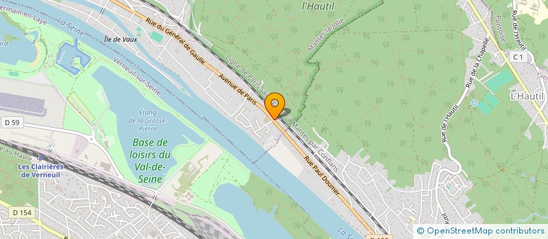 localisation de l'entreprise MONSIEUR CEDRIC LEFRANCOIS  VAUX-SUR-SEINE