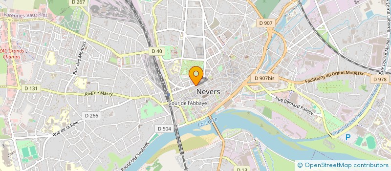 localisation de l'entreprise MONSIEUR CEDRIC LEGER à NEVERS