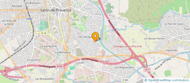 localisation de l'entreprise MONSIEUR CEDRIC LEGER  SALON-DE-PROVENCE