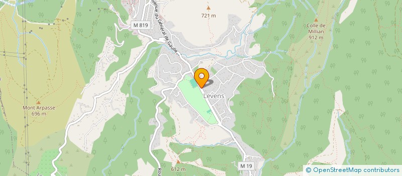 localisation de l'entreprise MONSIEUR CEDRIC LEGRAIN  LEVENS