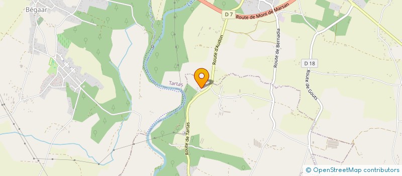 localisation de l'entreprise MONSIEUR CEDRIC LEGRAND  AUDON