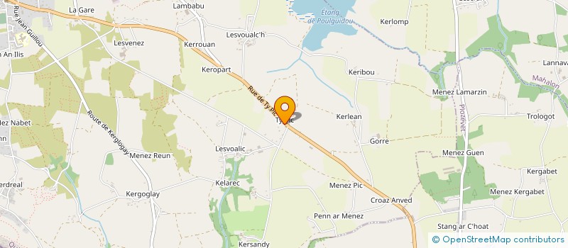 localisation de l'entreprise MONSIEUR CEDRIC LEGRAS  PLOUHINEC