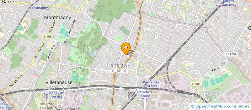 localisation de l'entreprise MONSIEUR CEDRIC LEITAO  PIERREFITTE-SUR-SEINE