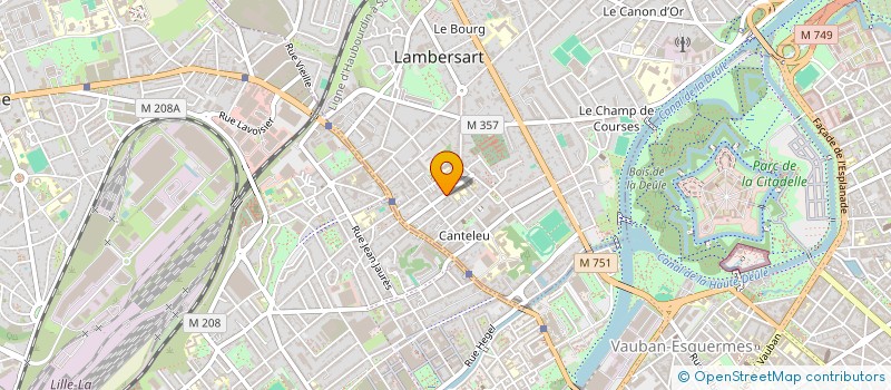 localisation de l'entreprise MONSIEUR CEDRIC LELCHAT  LAMBERSART