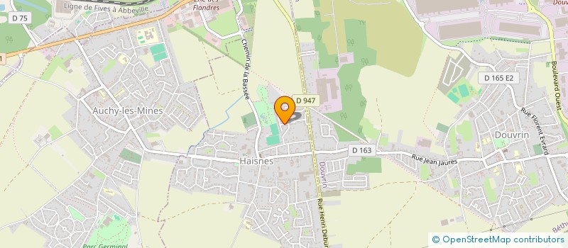 localisation de l'entreprise MONSIEUR CEDRIC LELOIR  HAISNES